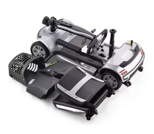 Rehabilitation Devices Electric Mobility Scooter Off Road 4 Wheels Compact Power Senior Lightweight
